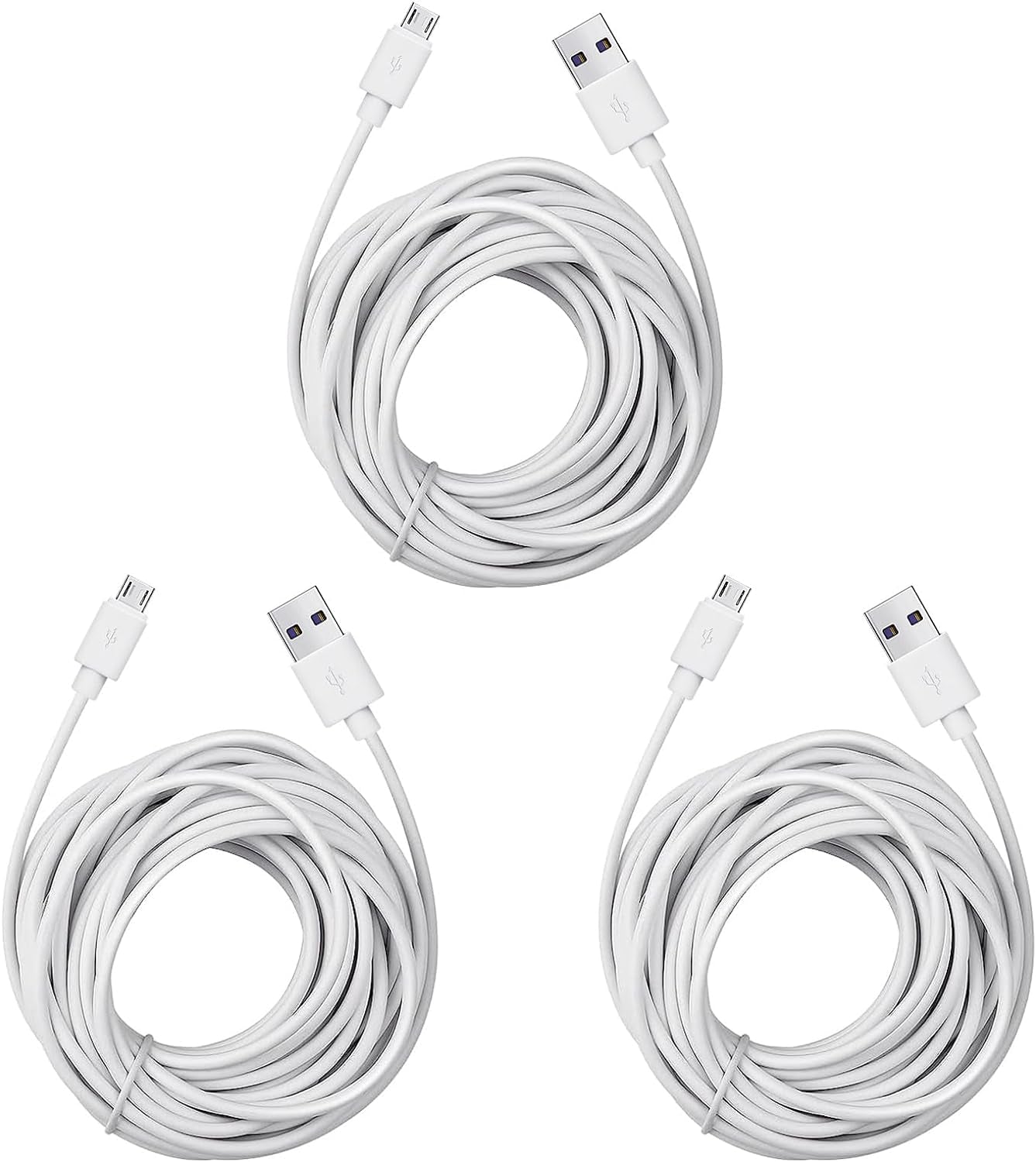 Micro USB Extension Cable for Wyze Cam V3 / Pan V2, Blink Mini, Yi Outdoor